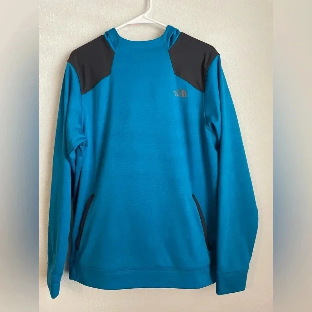 The North Face Jacket Ampere Hoodie Pullover Flashdry Sweatshirt blue size M